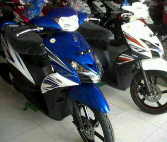  Modif Mio Gt Biru Putih Modifikasi Motor Kawasaki Honda 